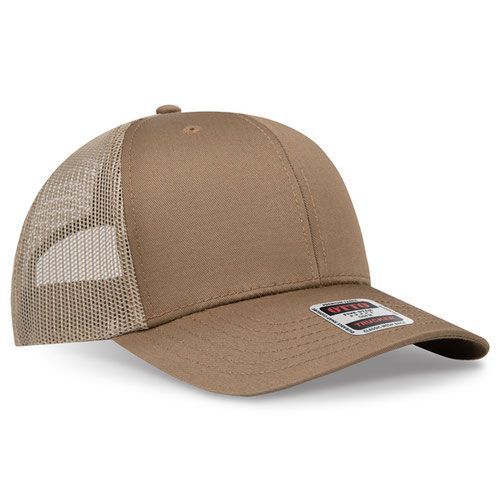6 Panel Mid Profile Mesh Back Trucker Hat - OTTO (92 Colors)