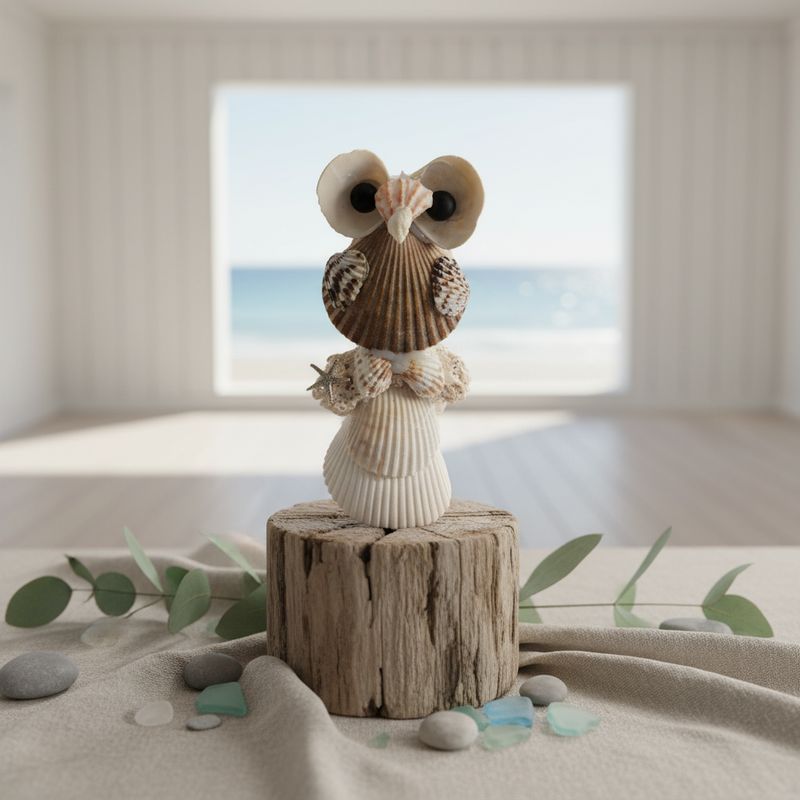 Perched Owl Figurine (his name is Benjamin)