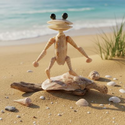 Surfing Frog Figurine (his name is George)