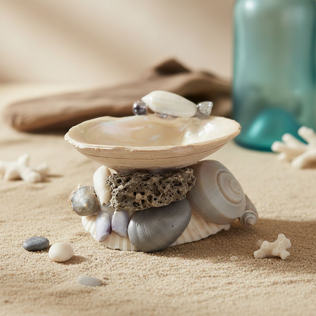 Grey Shell Jewelry Tray