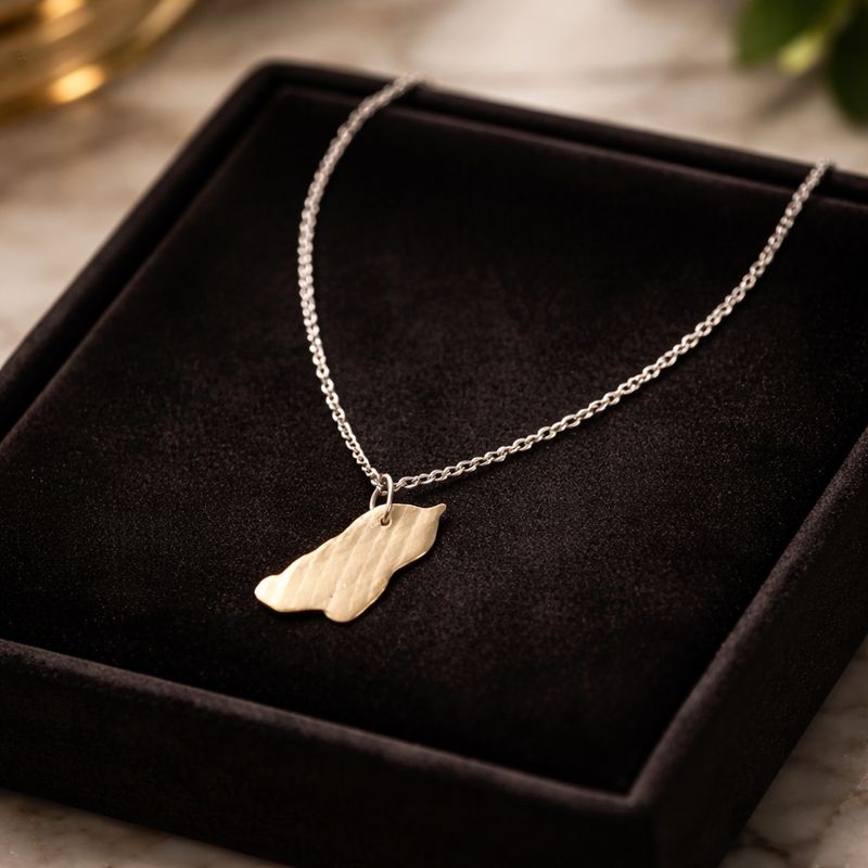 Naturally Broken Shell Piece Pendant