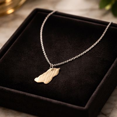 Naturally Broken Shell Piece Pendant