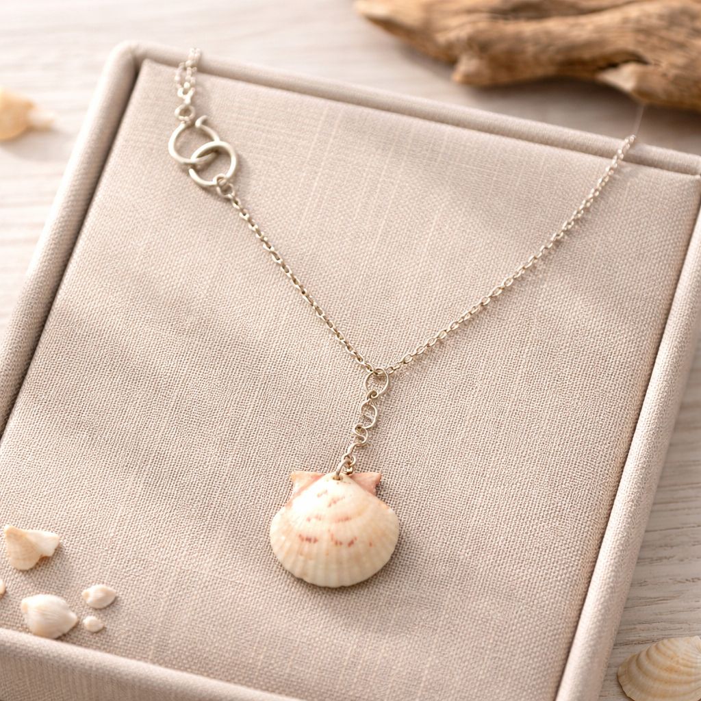 Scallop Drop Pendant