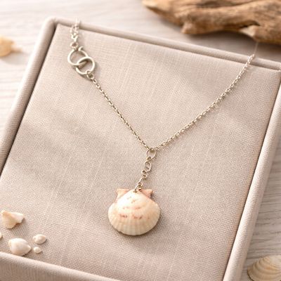 Scallop Drop Pendant