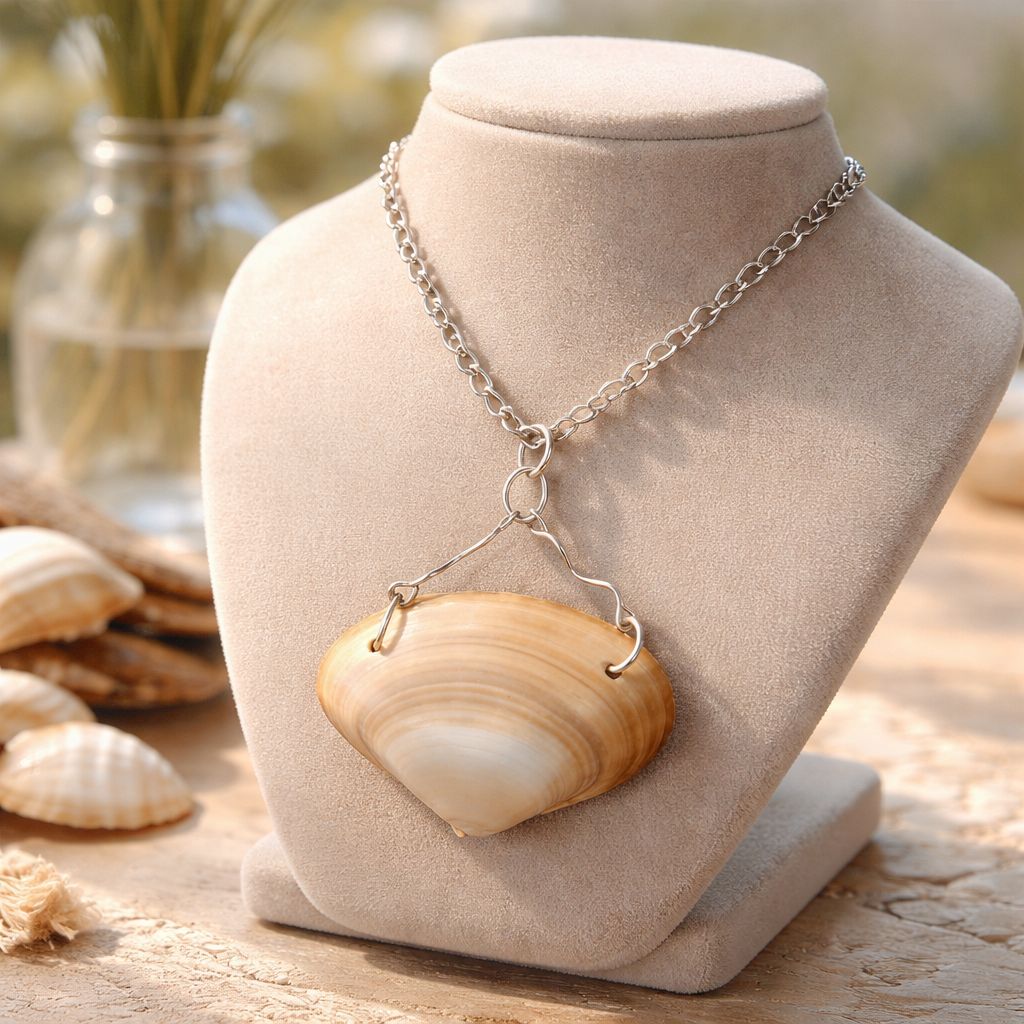 Venus Pendant on Stainless Silver Chain