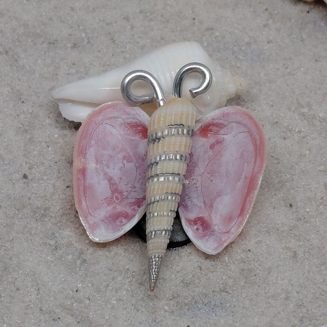 Butterfly Natural Shell Magnet
