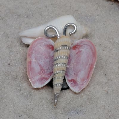 Butterfly Natural Shell Magnet