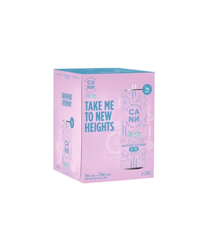 CANN Tonic Grapefruit Rosemary (5mg THC Infused) 4 Pack
