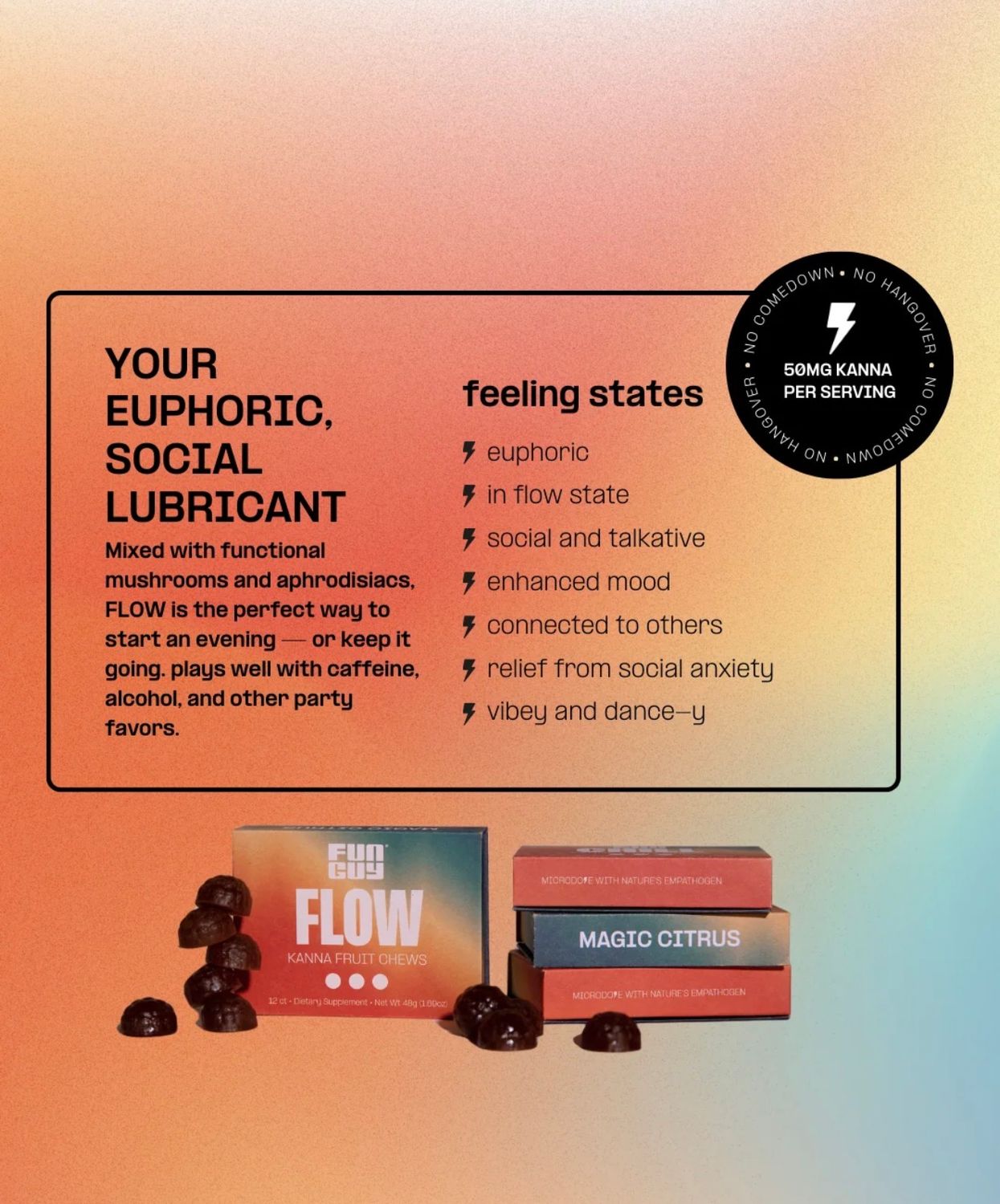 Fun Guy | FLOW | Fruit Chews