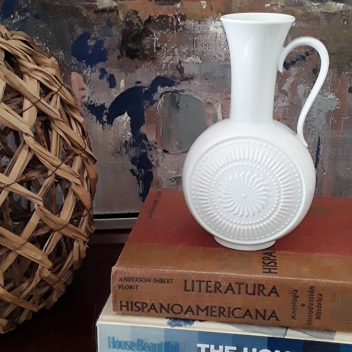 Mid-Century Op Art Glazed Porcelain Vase by Manfred Frey for Kaiser Porzellan