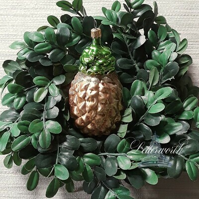 Kurt S. Adler Kringle Glass Pineapple Ornament
