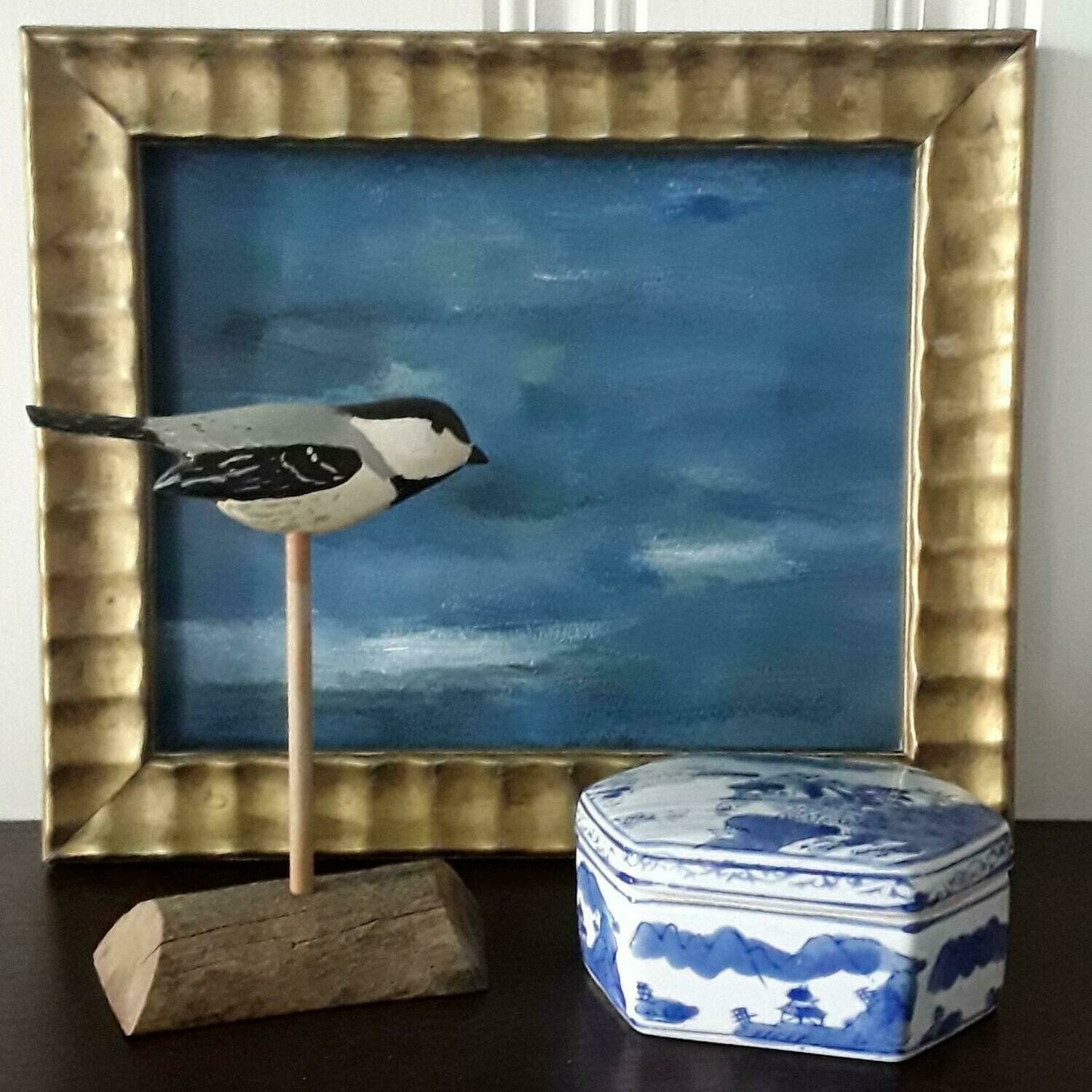 Vintage Hand-Painted Shorebird Decoy
