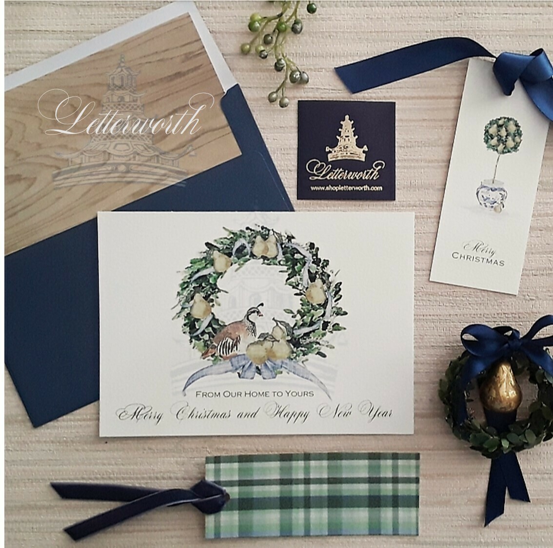 Custom-Designed Holiday Cards by Letterworth - Please Contact Us with Inquiries