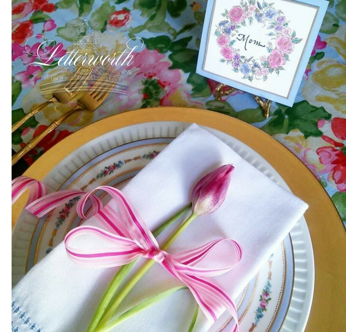 Set of 4 Antique George Jones &amp; Sons Crescent China Luncheon Plates