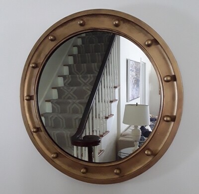 Vintage Gilded Wood Federal Mirror