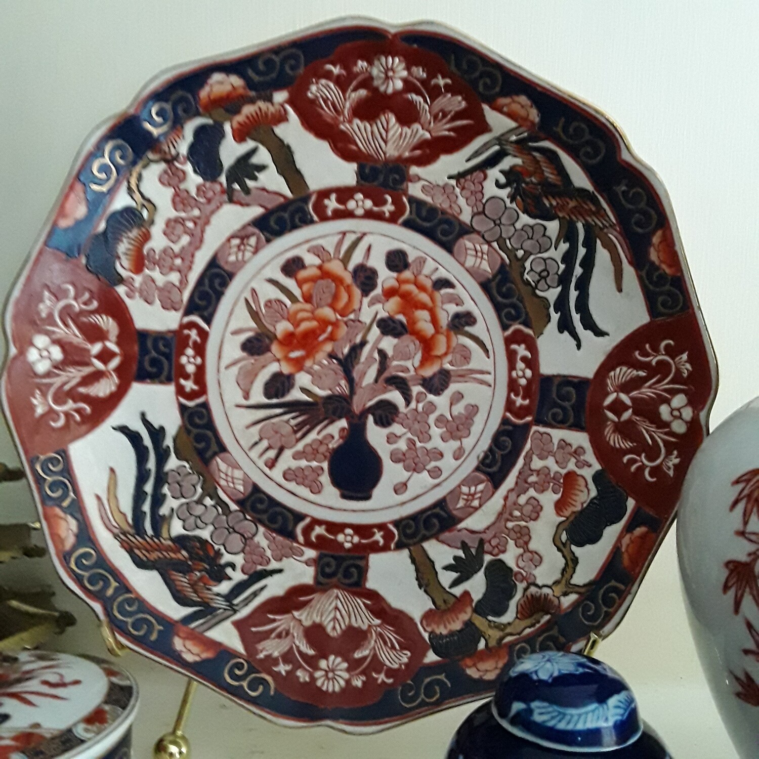 Vintage Andrea by Sadek Imari Style Decorative Plate
