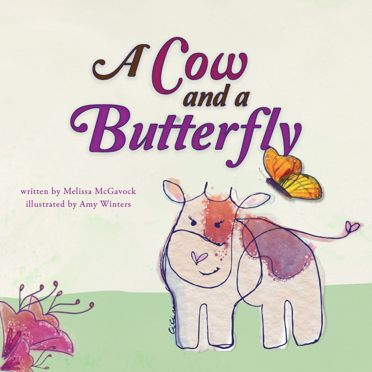 Cow and Butterfly Children&#39;s Book