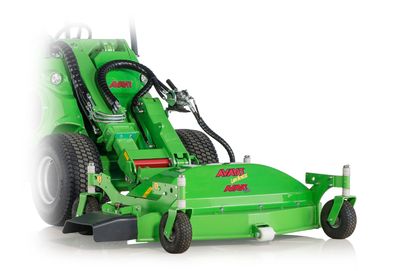 Avant 735 with 1500 lawn mower