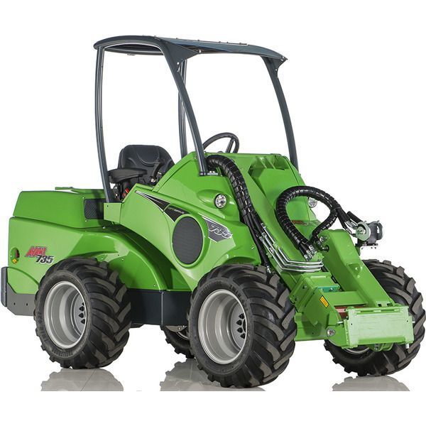 Avant 735 with forks