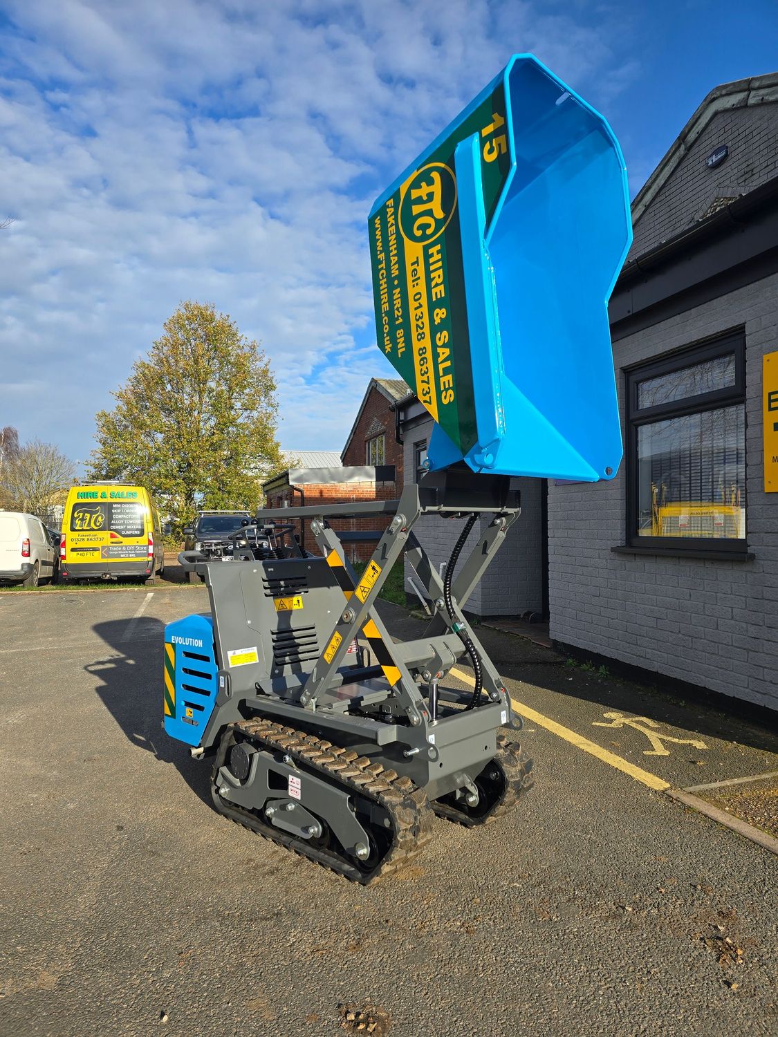 950kg Tracked Dumper