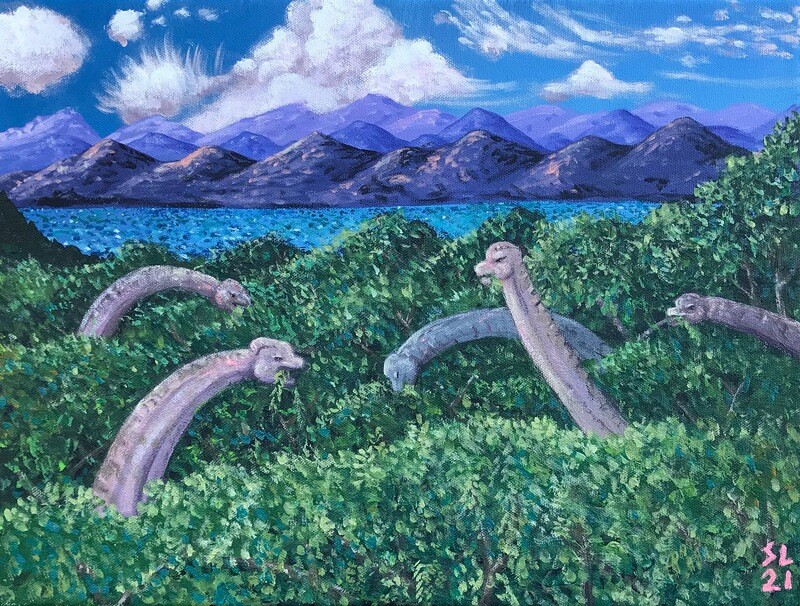 &#39;Eat Your Greens!&#39;, 12x16