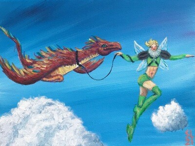 Fairy Boy Twink & Svendra the Dragon