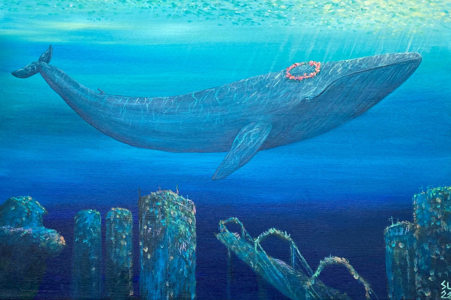 &#39;Whale Mother&#39;, 24x36