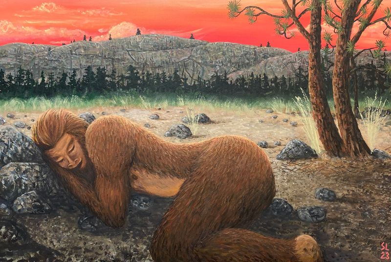 &#39;Sleeping Beauty&#39;, 24x36