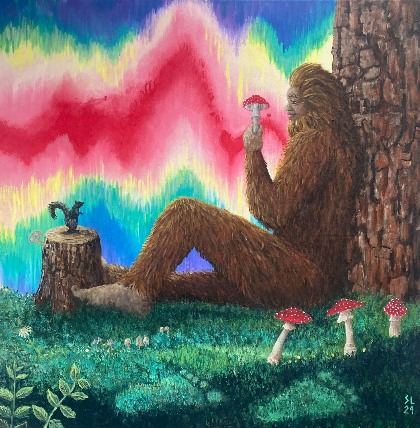 &#39;BIG LOVE&#39;, 3ftx3ft