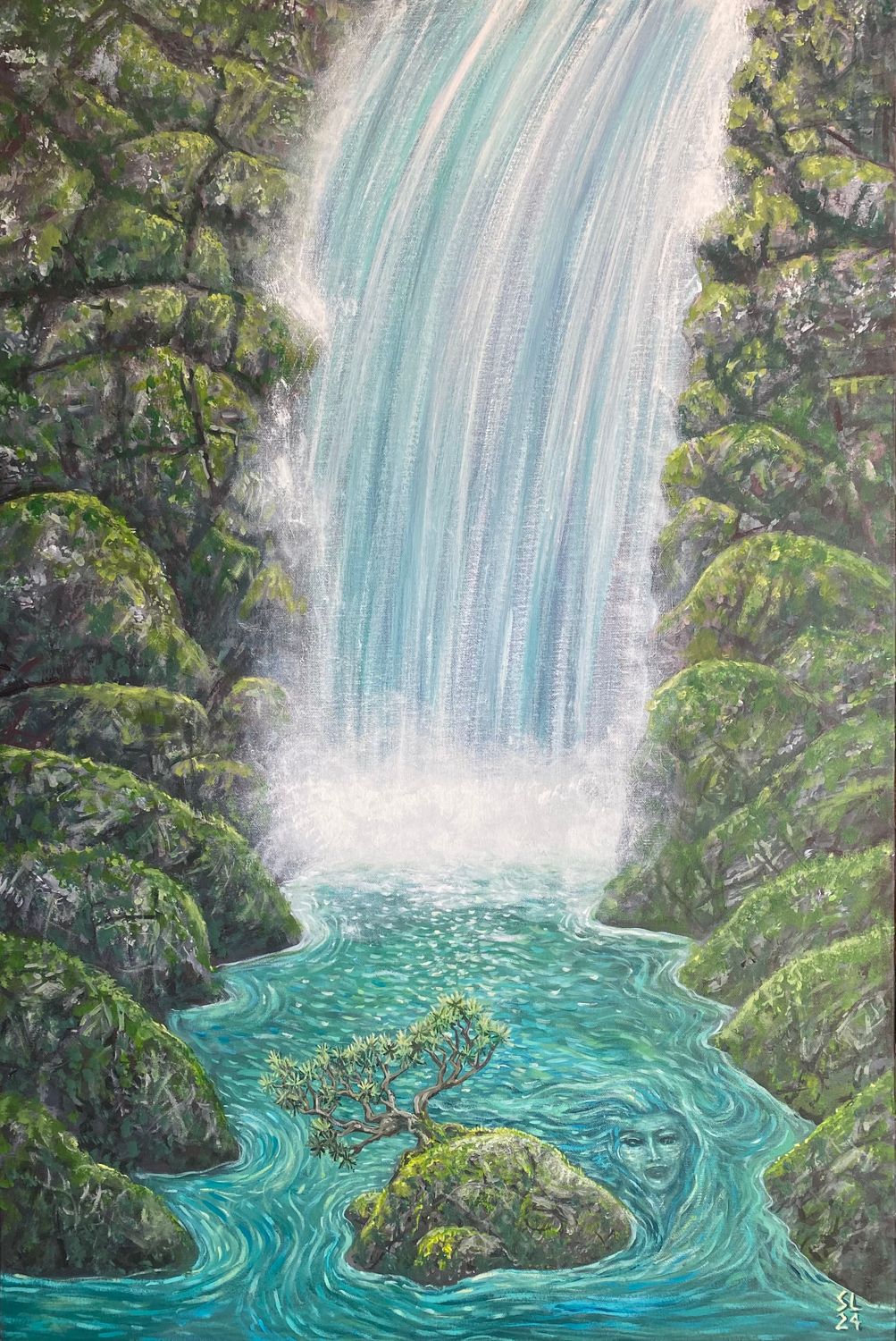 &#39;Woman of the Water&#39;, 24x36