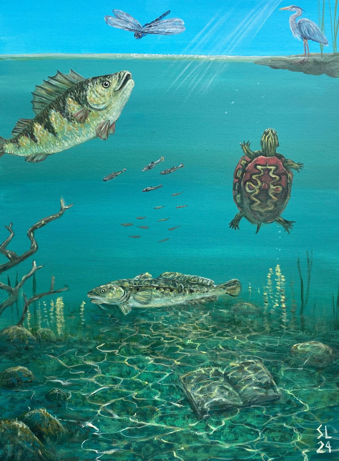 'Turn the Page' 20x24