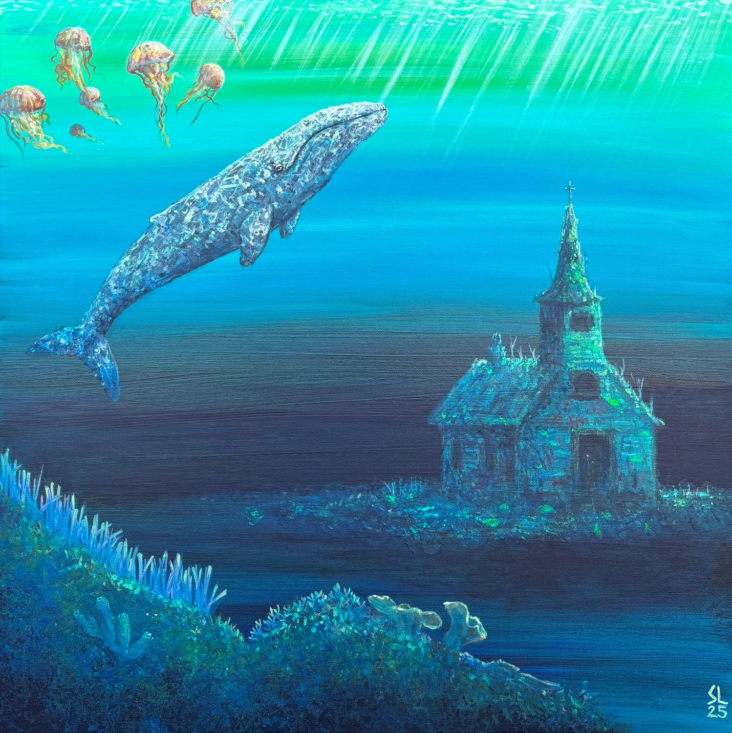 'Lost Church', 24x24