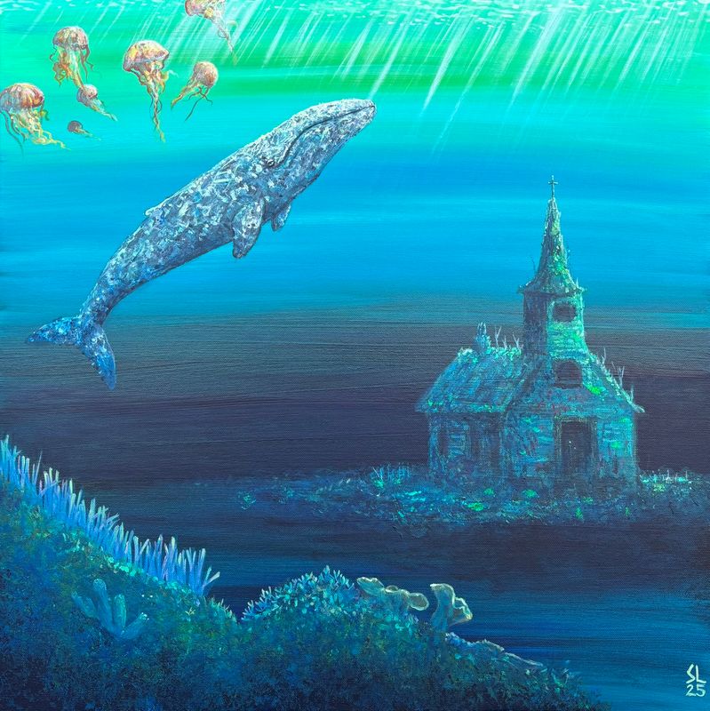 'Lost Church', 24x24