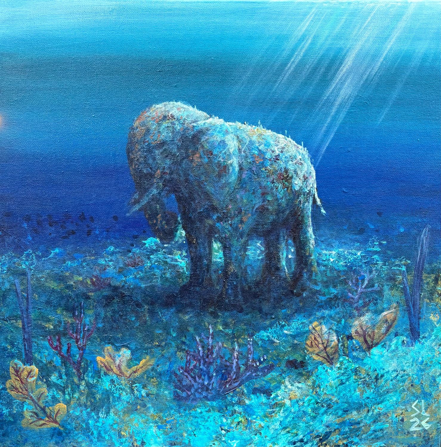 'Keeper of Lost Dreams', 18x18