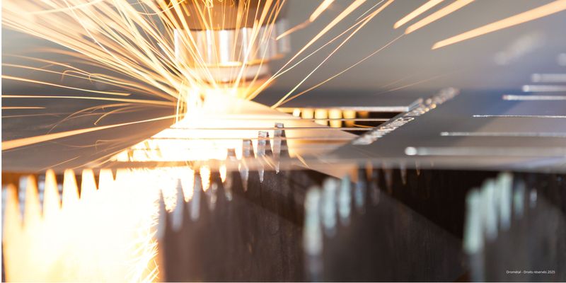 Tôle découpée au format