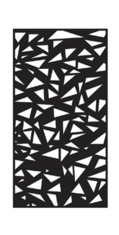 ECLAT - Tôle ep 2mm - côtes finies - Bord plein 30 mm -