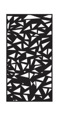 ECLAT - Tôle ep 2mm - côtes finies - Bord plein 30 mm -