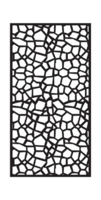 VITRAIL - Tôle ep 2mm- côtes finies - Bord plein 30 mm -