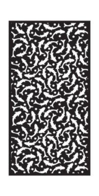 CARPE KOI - Tôle ep 2mm- côtes finies - Bord plein 30 mm -