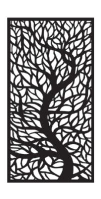 FORESTIA - Tôle ep 2mm- côtes finies - Bord plein 30 mm -