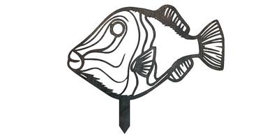 Poisson 'Mérou' -Silhouette à planter