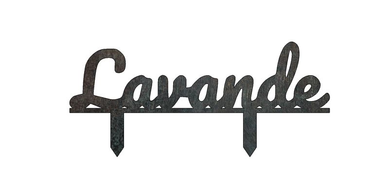 Lavande - Texte à planter - Décoration de Jardin