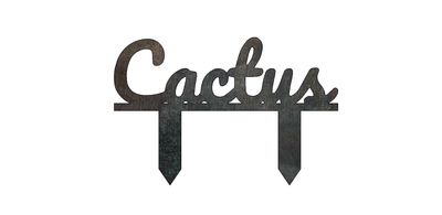 Cactus - Texte à planter - Décoration de Jardin