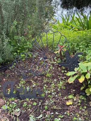 Azur - Texte à planter - Décoration de Jardin