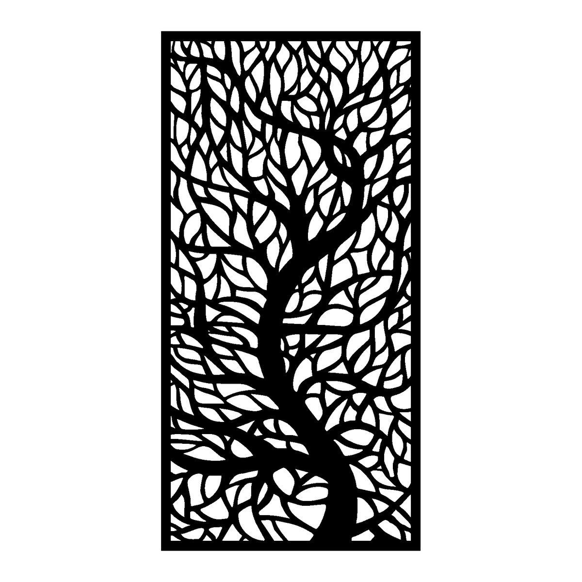 CHÊNE – TF-003 – Tôle à motifs ep 2 mm – cotes finies – Bord plein 30 mm