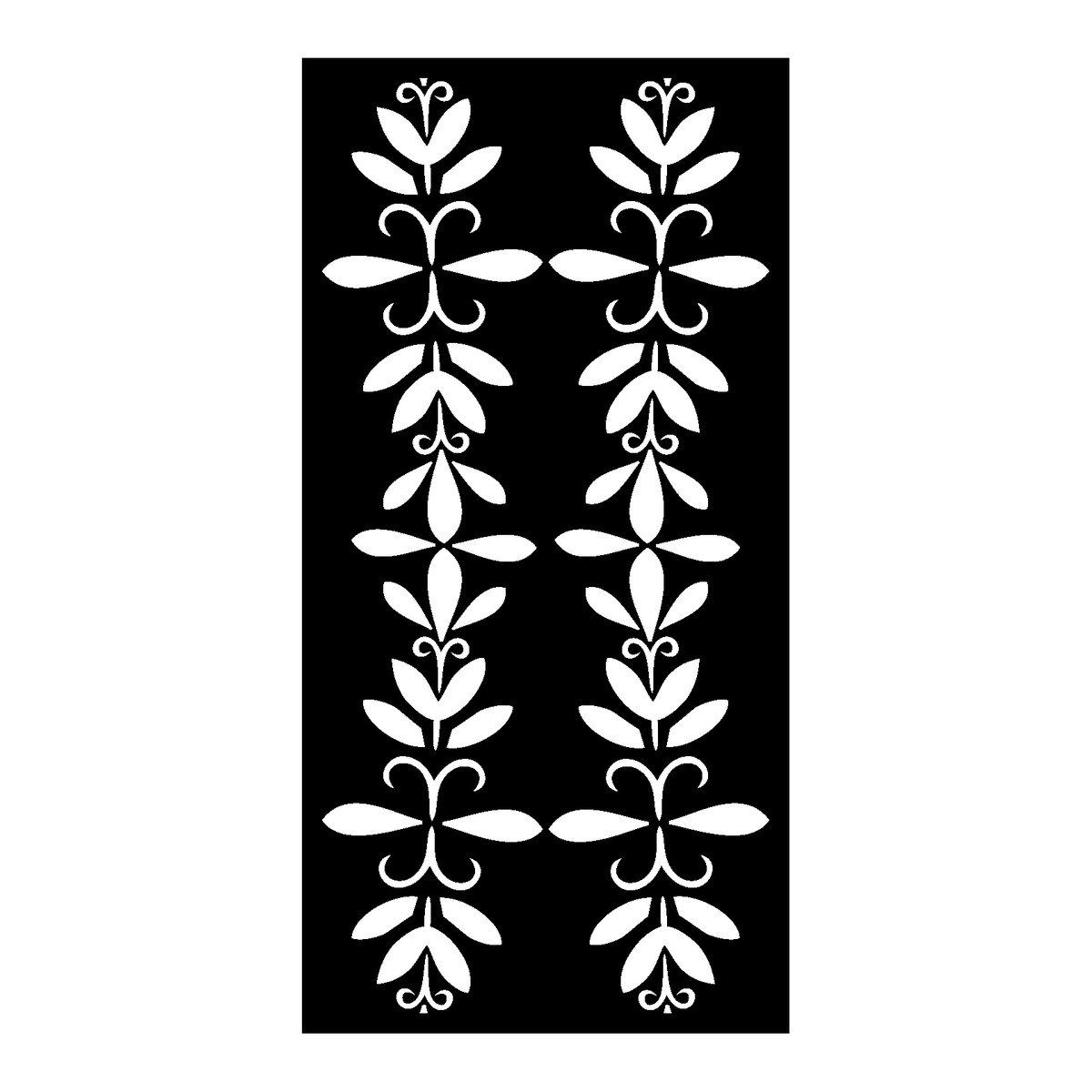 GLYCINE – TF-534 – Tôle à motifs ep 2 mm – cotes finies – Bord plein 30 mm