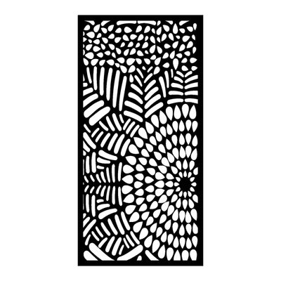 PLUME – TF-1369 – Tôle à motifs ep 2 mm – cotes finies – Bord plein 30 mm
