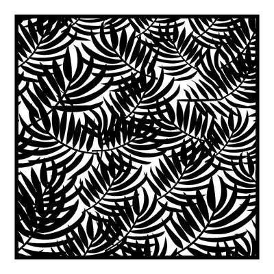 PALMERAIE – TF-119 – Tôle à motifs ep 2 mm – cotes finies – Bord plein 30 mm