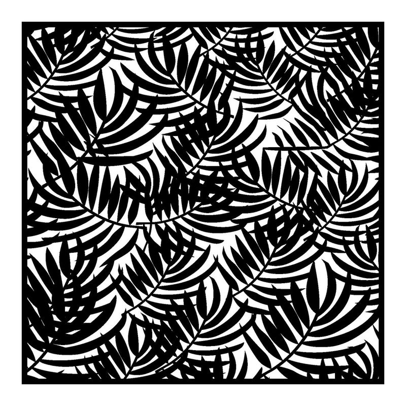PALMERAIE – TF-119 – Tôle à motifs ep 2 mm – cotes finies – Bord plein 30 mm