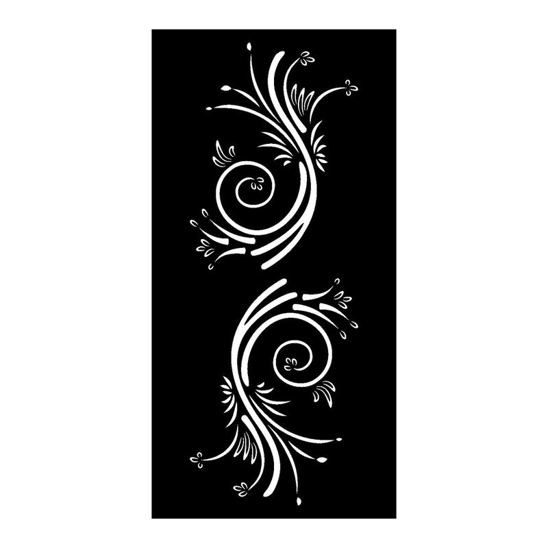 LIANE – TF-153 – Tôle à motifs ep 2 mm – cotes finies – Bord plein 30 mm